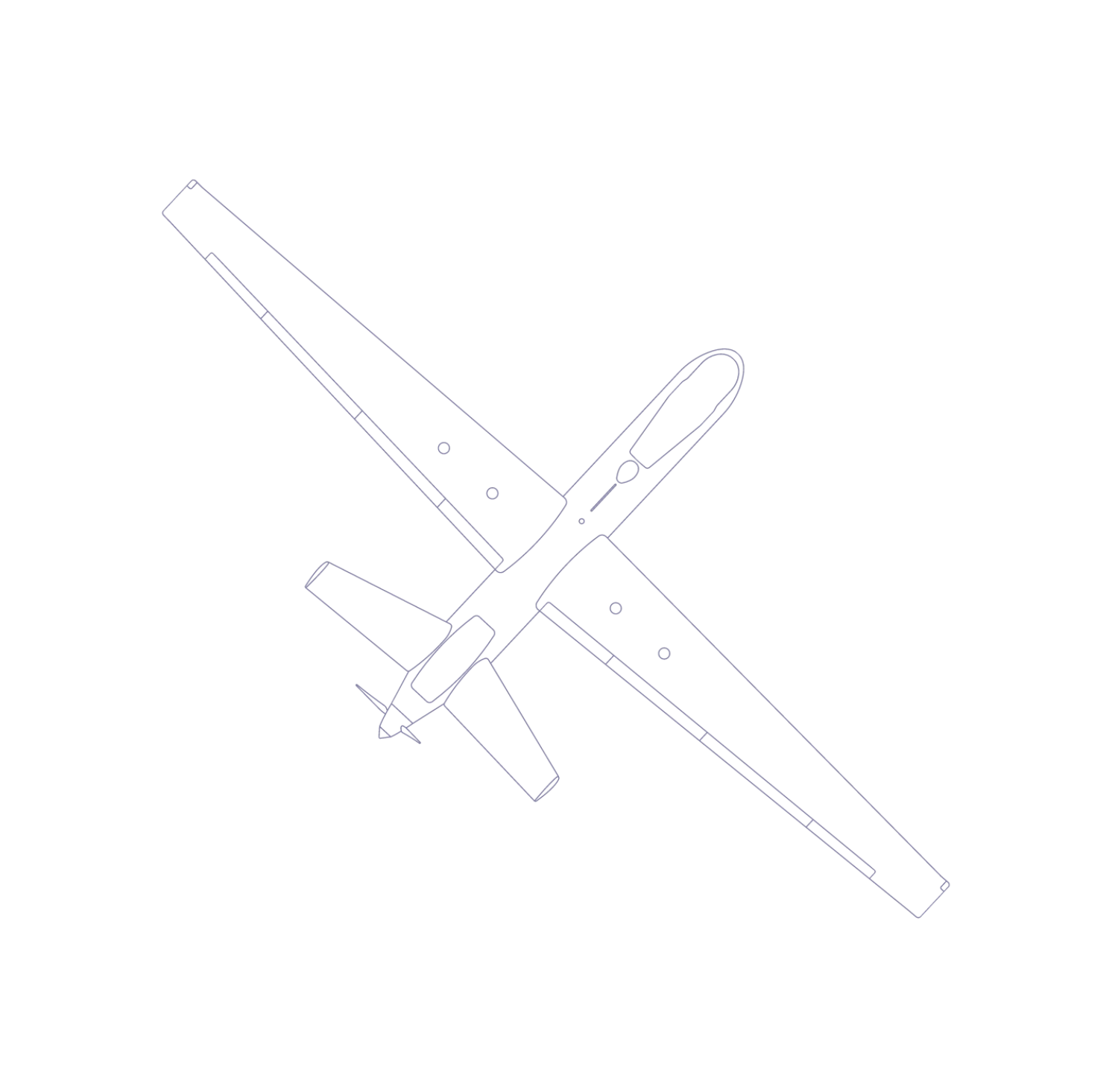 UAV aircraft illustration